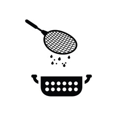 colander,strainer, icon, vector, template, design, style, trendy, collection