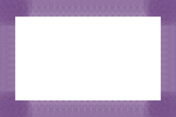 紫色の水彩テクスチャの透明感のあるフレーム素材(透過)