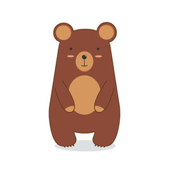 Teddy bear. illustrator vector