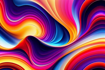 Fototapeta premium Abstract wavy wallpaper texture, generative AI