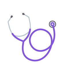 medical stethoscope of nurse and doctor to examine the patient's body