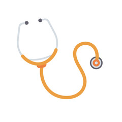medical stethoscope of nurse and doctor to examine the patient's body