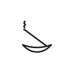 Incense Spa Sticks Outline Icon