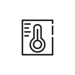 Measurement Temperature Spa Outline Icon