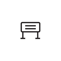 Sauna Bench Wood Outline Icon