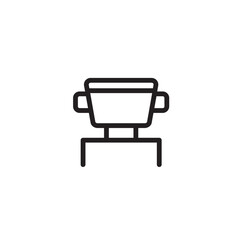 Water Bowl Spa Outline Icon