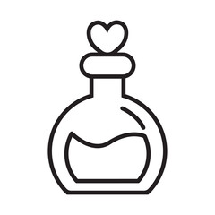 Poison and parfume transparent illustration