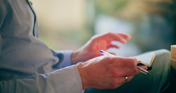 Pensive Thoughtful Businessman Working Portrait