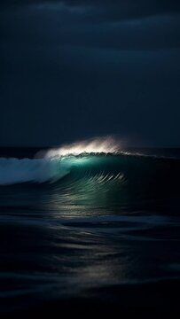 storm over the ocean