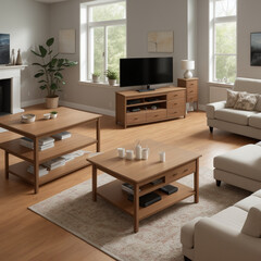 modern living room, Generative IA