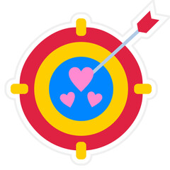 Aim Sticker Icon