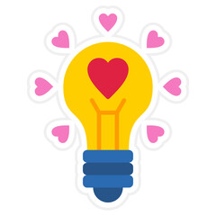 Bulb Sticker Icon