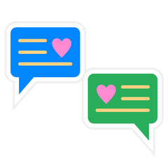Message Sticker Icon