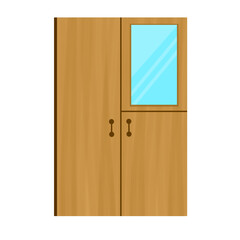 wooden cupboard illustration 