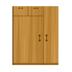 wooden cupboard illustration 