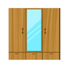 wooden cupboard illustration 