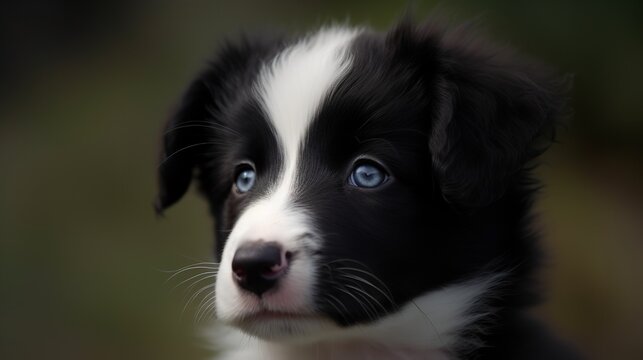 Adorable Border Collie Puppy