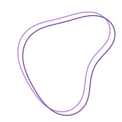 Blob Lines abstract shape 