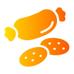 sausages gradient icon