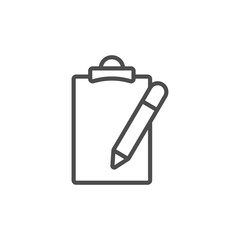 worksheet and document simple icon