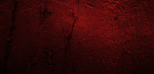 Old building wall painted with cracks. Shattered, collapsed, destroyed. Modern classic texture background for design.