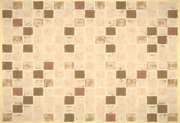 Brown squares abstract background stationary