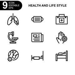 health and life style icon or logo isolated sign symbol vector illustration - Collection of high quality black style vector icons 
