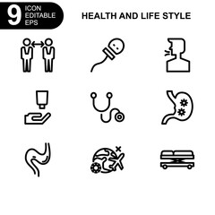 health and life style icon or logo isolated sign symbol vector illustration - Collection of high quality black style vector icons 
