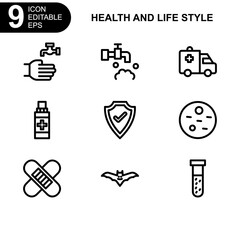 health and life style icon or logo isolated sign symbol vector illustration - Collection of high quality black style vector icons 
