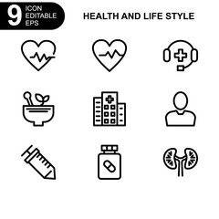 health and life style icon or logo isolated sign symbol vector illustration - Collection of high quality black style vector icons 
