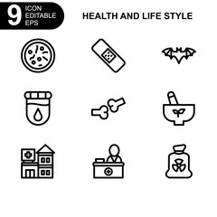 health and life style icon or logo isolated sign symbol vector illustration - Collection of high quality black style vector icons 

