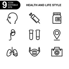 health and life style icon or logo isolated sign symbol vector illustration - Collection of high quality black style vector icons 
