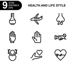 health and life style icon or logo isolated sign symbol vector illustration - Collection of high quality black style vector icons 
