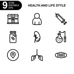 health and life style icon or logo isolated sign symbol vector illustration - Collection of high quality black style vector icons 
