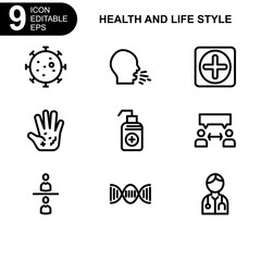 health and life style icon or logo isolated sign symbol vector illustration - Collection of high quality black style vector icons 
