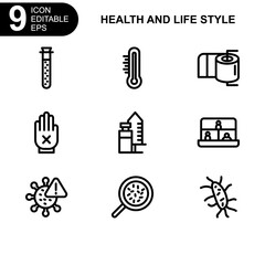 health and life style icon or logo isolated sign symbol vector illustration - Collection of high quality black style vector icons 

