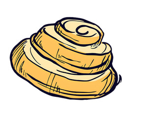 illustration of bread