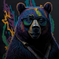 portrait of a bear