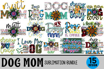 Obraz premium Dog Sublimation Design Bundle