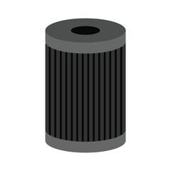 car oil filter icon vector
