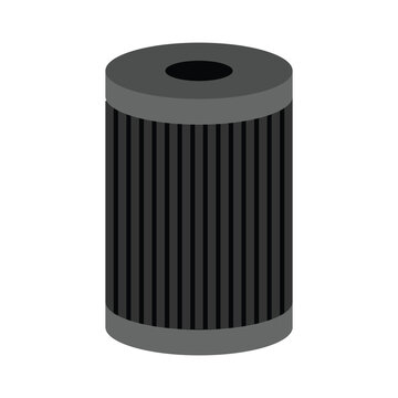 car oil filter icon vector