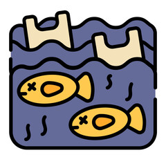 waste pollution in the sea