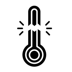 Overload Hot Thermometer Icon