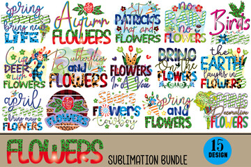 Flower Craft Sublimation Bundle