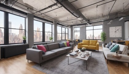 Modern Living in the NYC Loft: A Look Inside generative ai