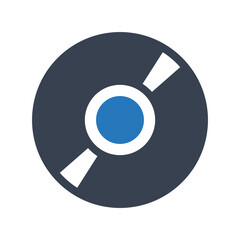 CD disc vector icon