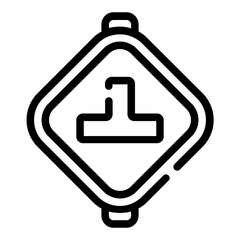 Obraz premium three-way junction