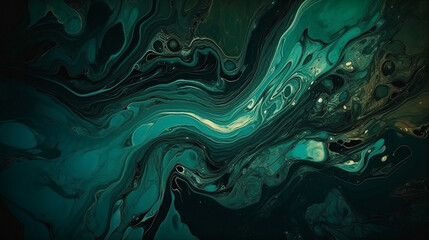 Obraz premium abstract background with Green Oil or Marble