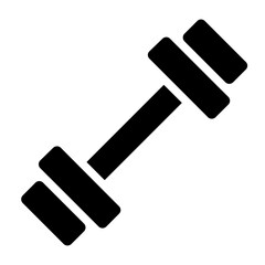 barbell gym icon