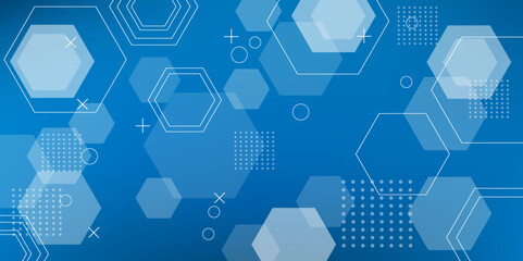 Obraz premium blue abstract polkadot geometric dynamic for business finance and technology background